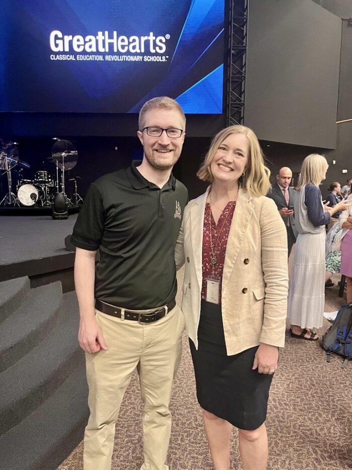 Two sibling staff members at Great Hearts