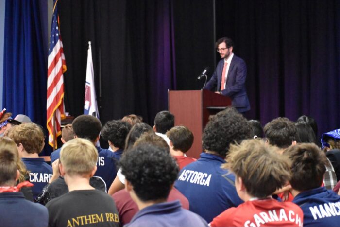 Civics Day speaker at Anthem Prep