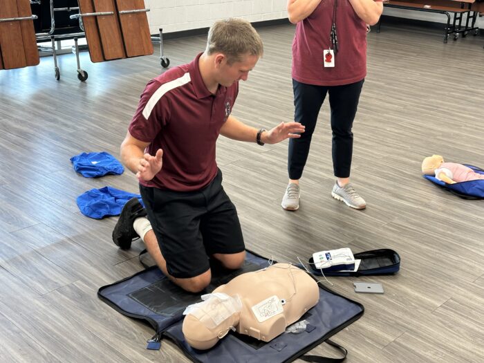 Student in CPR Training