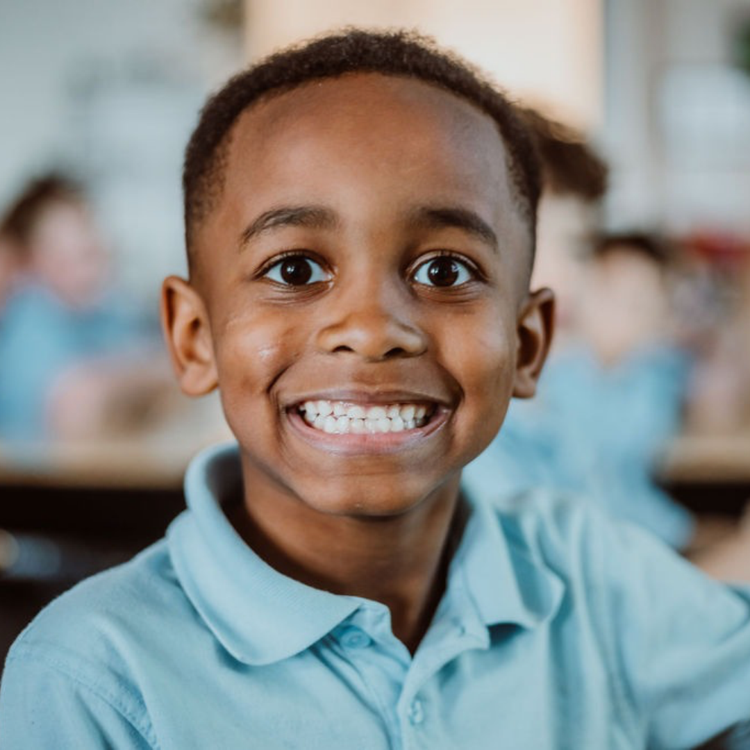 Boy smiling